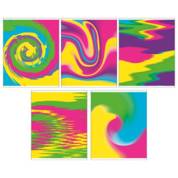 Тетрадь  48 листов Неоновые разводы 13076/5