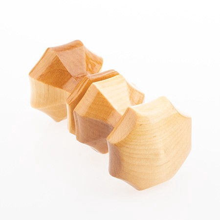 Ручка-кнопка РК ЙО-Карельская береза, фигурная 8355