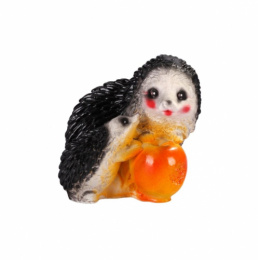 Копилка гипсовая Два ежа с яблоком 15х20см Гарденвилл 263