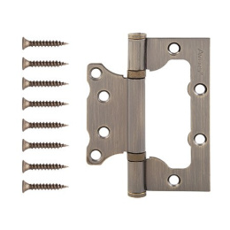 Петля накладная Avers 100х75х2,5-B2-AB бронза (бабочка) Avers 24090