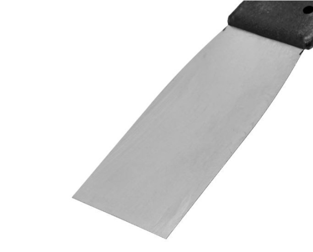 Шпатель нержавеющий  40мм пластиковая ручка Сибртех 85430