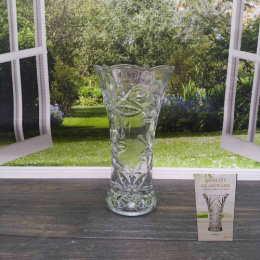 Ваза для цветов стеклянная кубок h-28,5см d-15см Радужный Дом РД20426