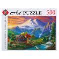 Пазлы  500 элементов Эльбрус на закате Ф500-3897