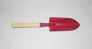 Совок посадочный металлический большой деревянная ручка