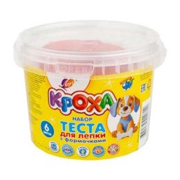 Тесто для лепки  6 цветов, с формочками Луч 35С 2304-08