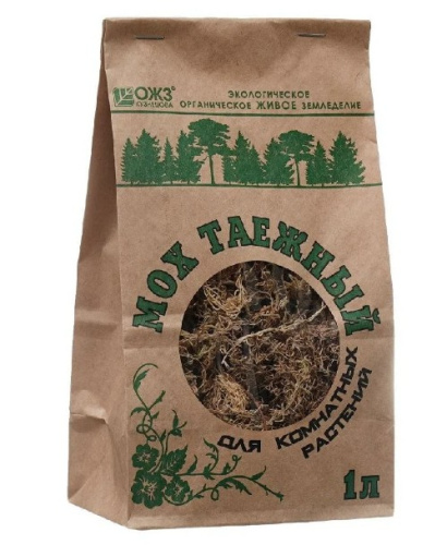 Мох сфагнум 1л таежный БашИнком