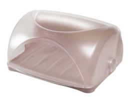 Хлебница пластиковая 7,4л 31х25х15см Грана, мокко Martika С840МОКК