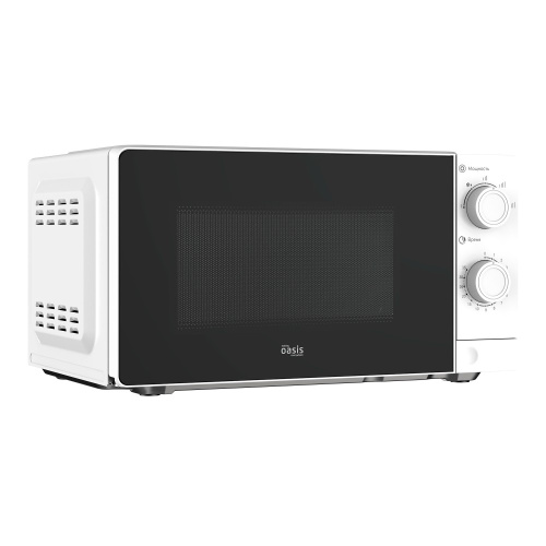 Микроволновая печь 20л 700Вт, механическое управление, белый Oasis MW-70XW