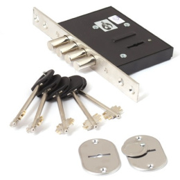 Замок врезной Меттэм ЗВ8 190.0.0, 5 ключей Меттэм 17844