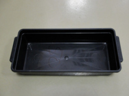 Ящик для рассады пластиковый 45х20х9,5см, Люкс с ручками Урожай-6 Агропласт Б00123