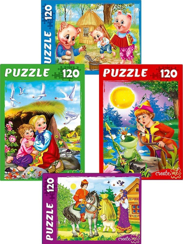 Пазлы  120 элементов Детские сказки П120-8294