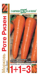 Морковь Роте Ризен  4г цветной пакет серия 1+1 Гавриш