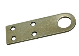 Проушина для замка 30х94мм прямая, комплект 2шт. Кунгур 42616