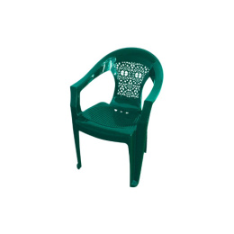 Кресло пластиковое Ажур зеленый Ар-Пласт 11011