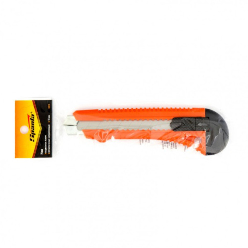 Нож пластиковый с выдвижным сегментированным лезвием 18мм Sparta 78973