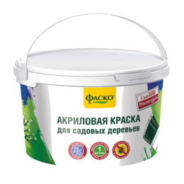 Краска акриловая для садовых деревьев 2,5кг Фаско