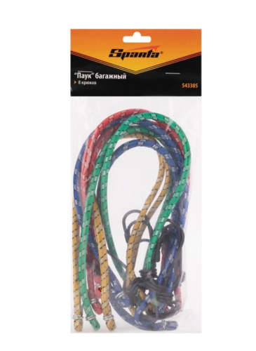 Паук багажный 8 крюков Sparta 543305