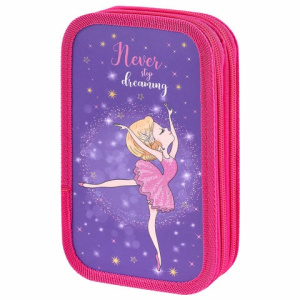 Пенал двухкамерный Юнландия Dancing Girl 270885
