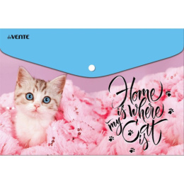 Папка с кнопкой А4 0.15 Devente My Cat 3071934
