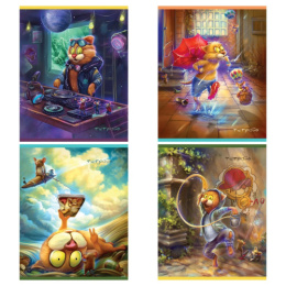 Тетрадь  48 листов BG Эксклюзив. Барсик Т5СК48_ЛГ 12279