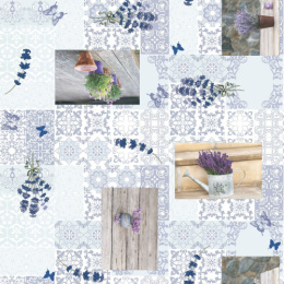 Клеенка столовая на тканевой основе с ПВХ покрытием 1,37х25м Grace LF81081-1