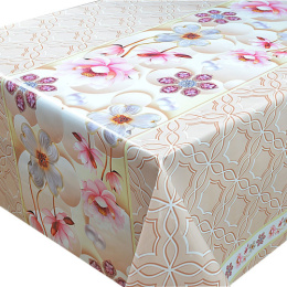 Клеенка столовая на тканевой основе с ПВХ покрытием 1,37х20м Grace STS498