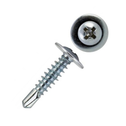 Саморез с прессшайбой  4,2/38 со сверлом  (500шт.) 282-1-4238фа