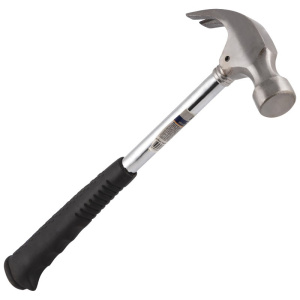 Молоток-гвоздодер 0,45кг металлическая обрезиненная ручка Park HAM45CL/354109