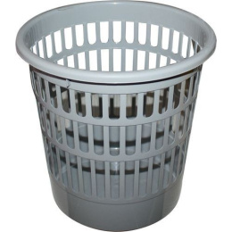 Корзина для бумаг пластиковая  9,5л, цвета в ассортименте Полимербыт С919