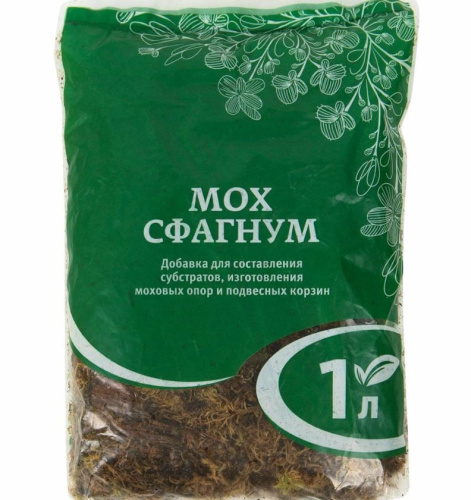 Мох сфагнум 1л Биотехнологии