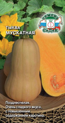 Тыква мускатная Мускатная 2г цветной пакет Седек