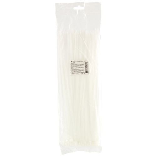 Хомуты пластиковые 300х3,6мм 100шт., белые Park 007583