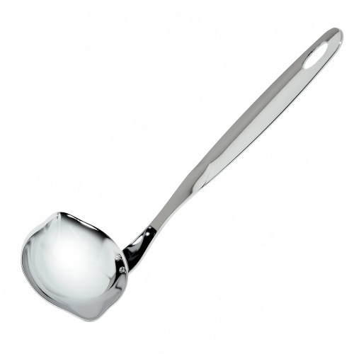 Половник стальной хромированный для блинов 21,5см Мультидом AN50-55