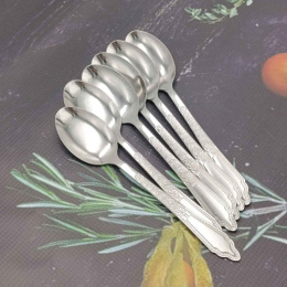 Набор ложек столовых из нержавеющей стали  6шт. Узор Радужный Дом РД85936