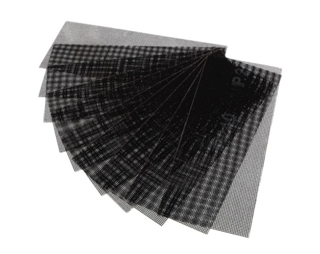 Сетка абразивная набор 10шт. зернистость P240 115х280мм Sparta 751365