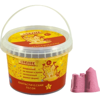 Песок кинетический 0,5кг розовый deVente 8042809