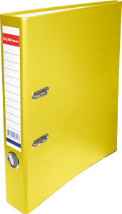 Папка-регистратор 50мм PVC ErichKrause, желтый 284