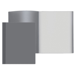 Папка с  30 файлами Attomex А4 500мкм, серая 3102403