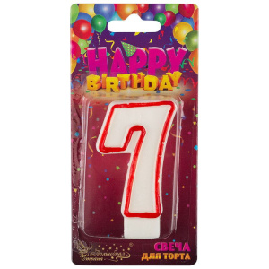 Свеча-цифра 7 Волшебная страна 312523
