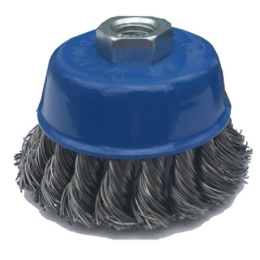 Щетка чашечная для УШМ по металлу 65мм/М14 плетеная проволока Ring RinG 6514