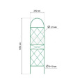Шпалера металлическая 0,39х1,65м Ромб LDN