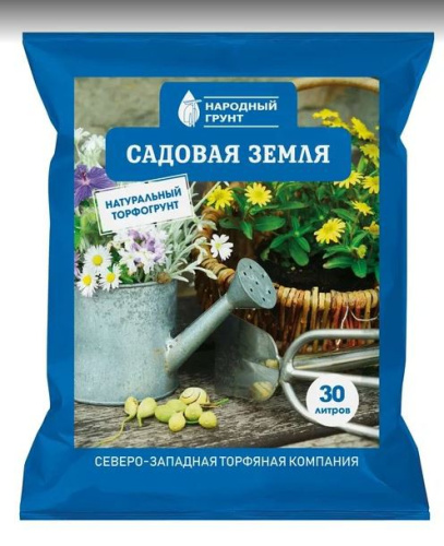 Грунт Садовая земля 30л Народный Грунт СЗТК