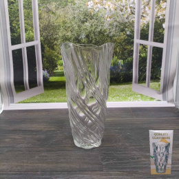 Ваза для цветов стеклянная бутон h-29,5см d-14см Радужный Дом РД20822