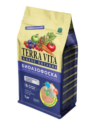 Биоазофоска 1кг удобрение минеральное комплексное Terra Vita