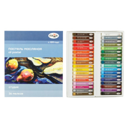Пастель 36 цветов масляная Гамма Студия, картон. упаковка 160320207