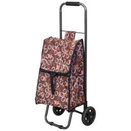 Тележка багажная с сумкой D203, до 30кг Рыжий кот 093536