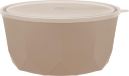 Салатник пластиковый Stockholm 4,6л с крышкой шоколадный мокко Plast Team PT171510015