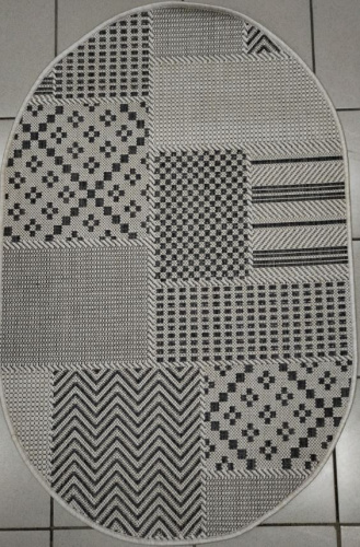 Циновка напольная Петра  80х120см овальная рис. 4280 ТО77847