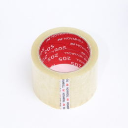 Скотч (клейкая лента) прозрачный 75мм х 66м х 45мкм Нова Ролл 205 Nova Roll 0120-594Х