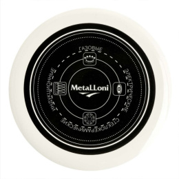 Эмаль набор посуды 3 предм. кастрюли грушевидные с металл. крышками 1,5л, 2,8л, 3,6л Прованс Metalloni EM-1641